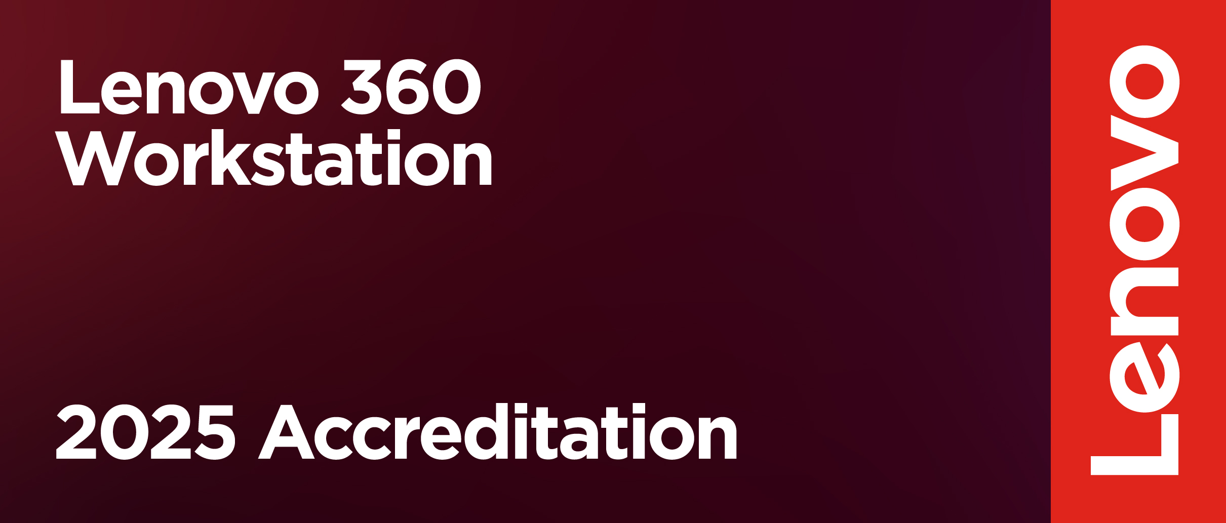 Lenovo 360 Workstation 2025 Accreditation Emblem